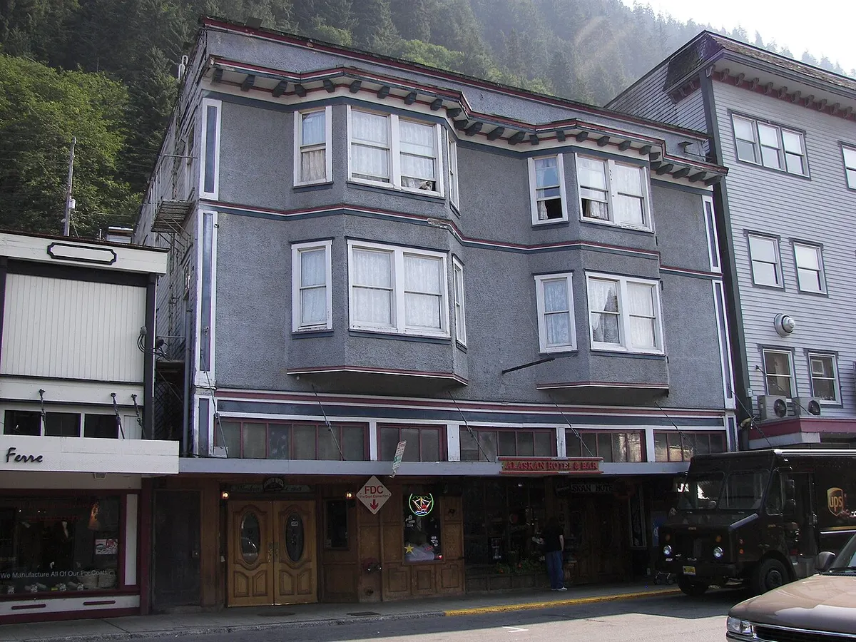 The Alaskan Hotel and Bar on Franklin Street in downtown Juneau