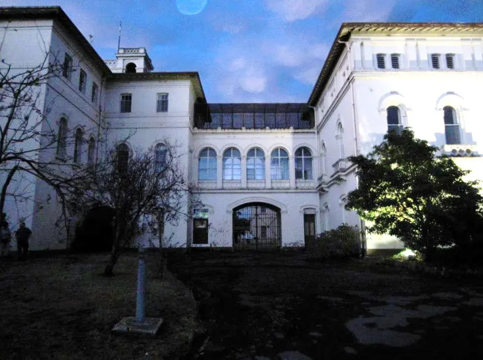 The rendered Italianate buildings of the former Aradale Mental Hospital in Ararat