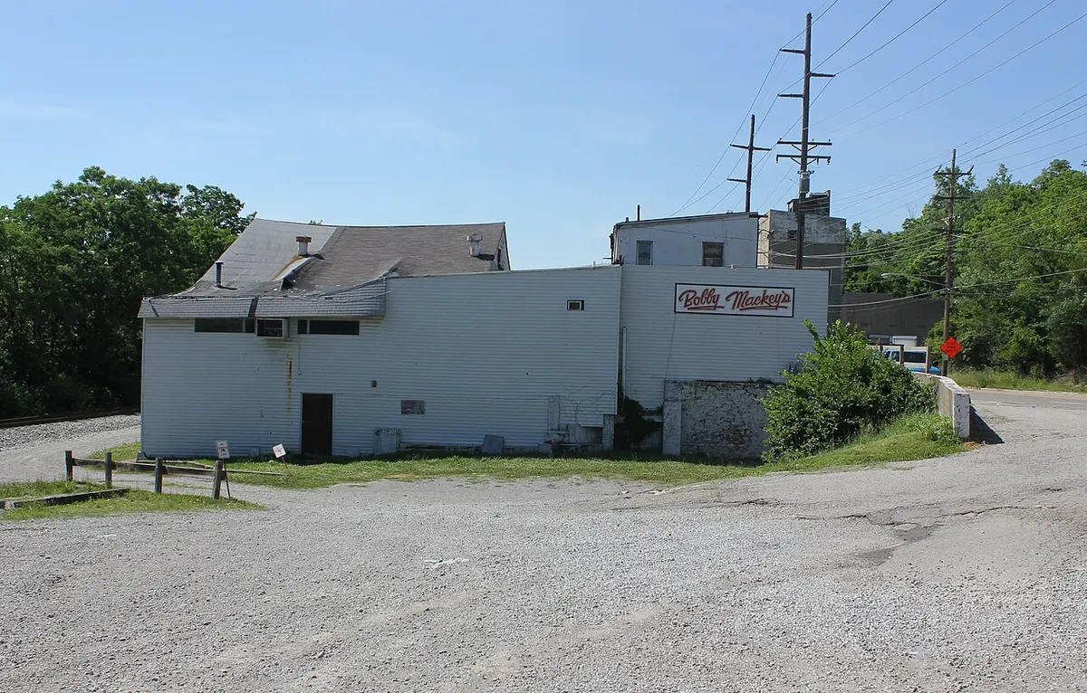 The exterior of Bobby Mackey’s Music World nightclub in Wilder, Kentucky, in 2016