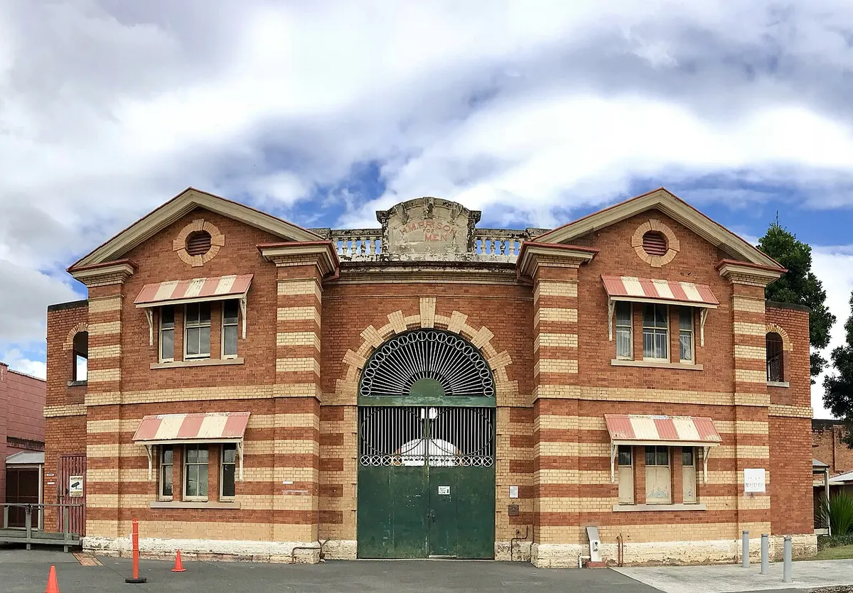 The red-brick walls of the heritage-listed No. 2 Division at Boggo Road Gaol in Brisbane