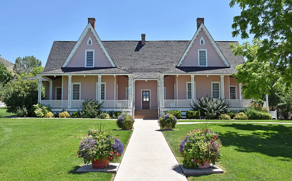 The Brigham Young Forest Farmhouse at This Is the Place Heritage Park in Salt Lake City