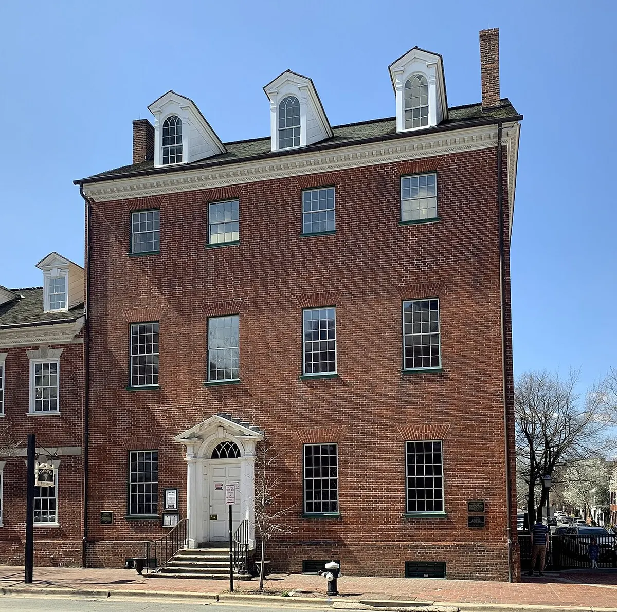 Gadsby’s Tavern, the historic brick tavern complex in Alexandria, Virginia