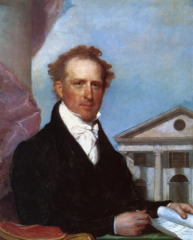 Portrait of Josiah Quincy III by Gilbert Stuart