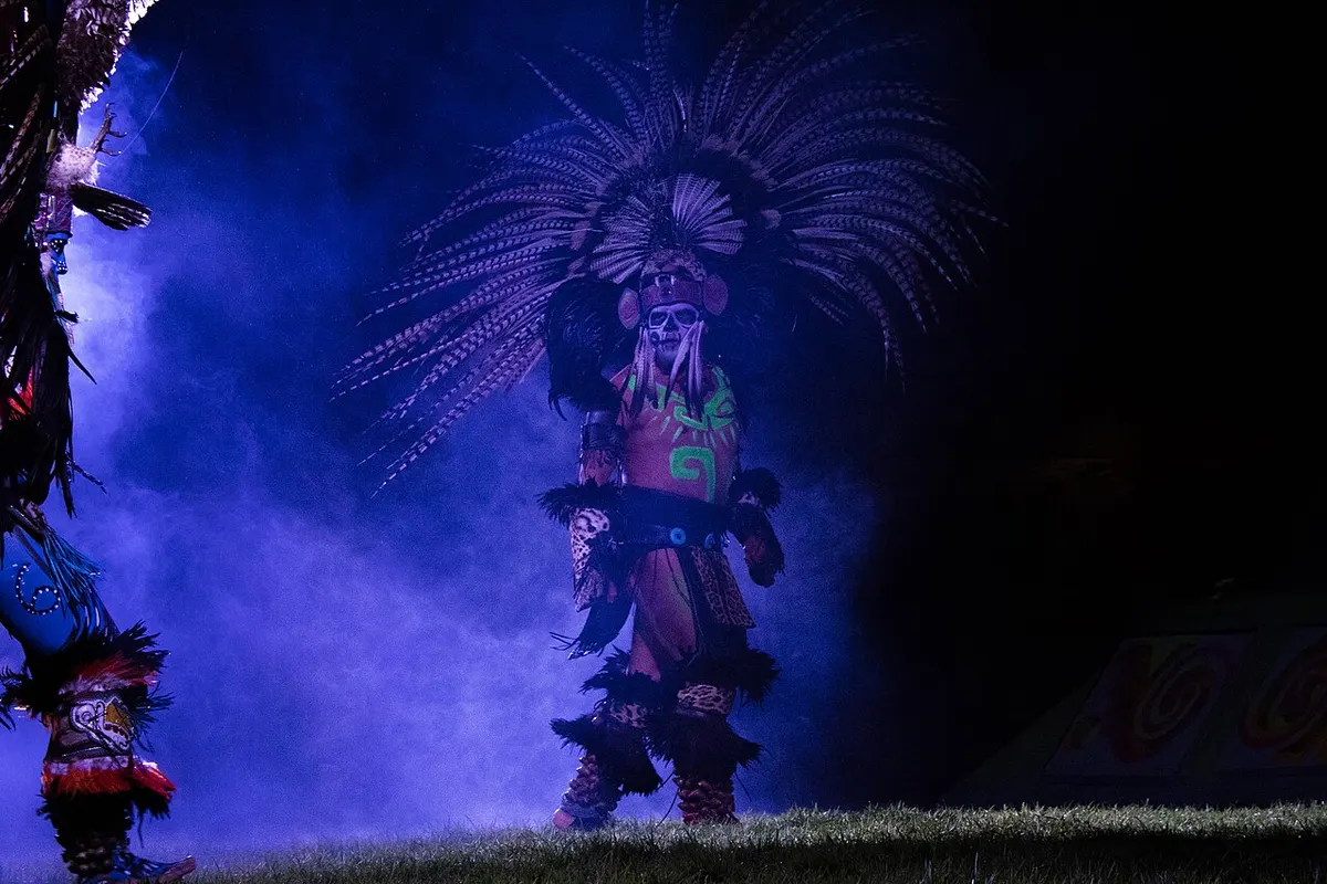 Night-time performance of the La Llorona legend on the canals of Xochimilco