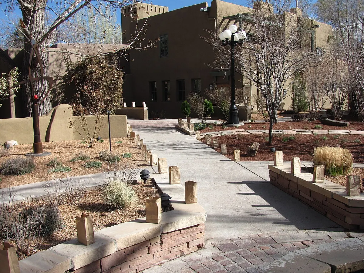 The brick Second Empire Staab mansion at La Posada de Santa Fe