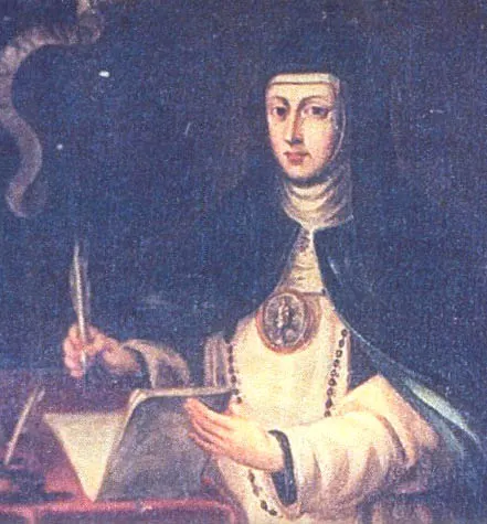 18th-century painting of the Venerable María de Jesús de Ágreda