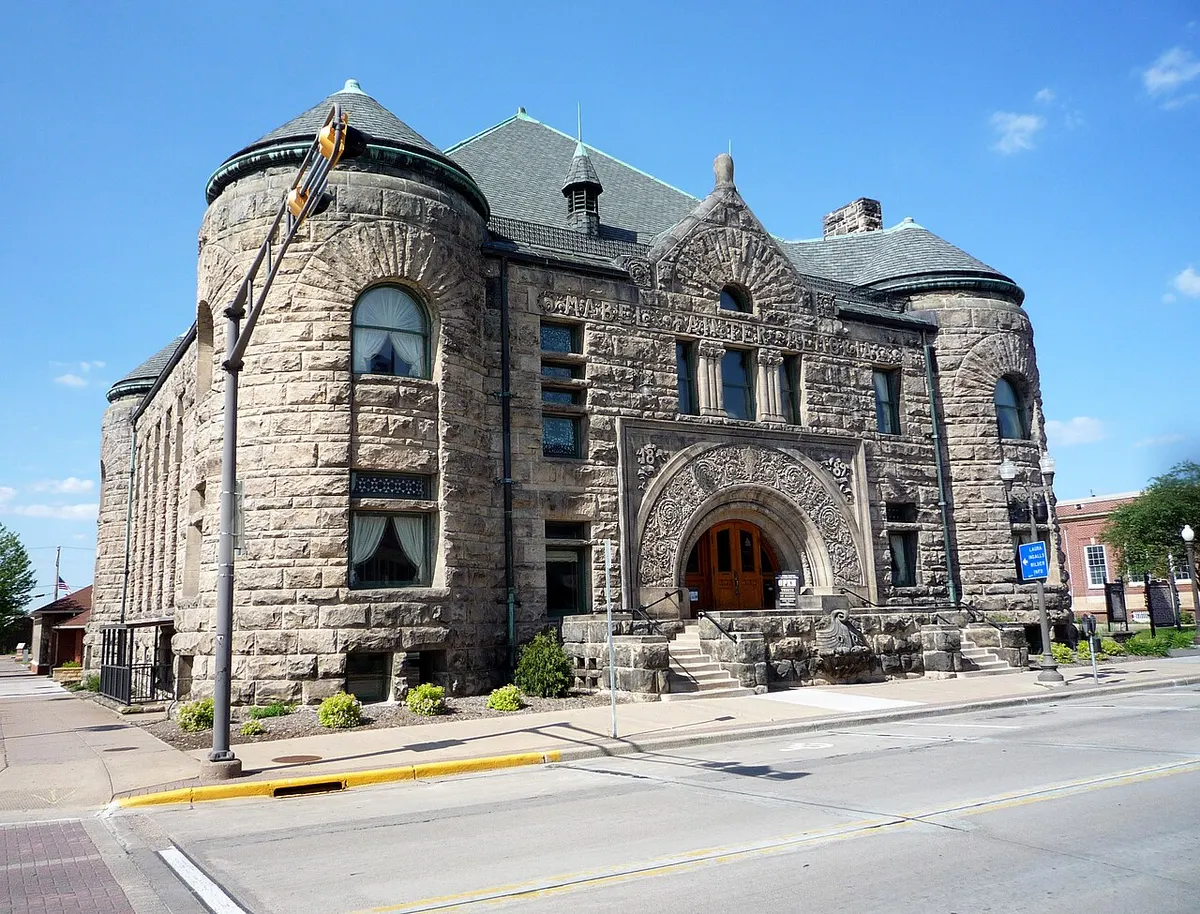 The Mabel Tainter Memorial Building in Menomonie, Wisconsin