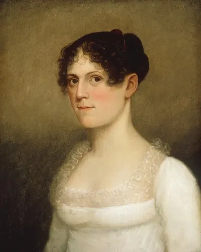 The Nag’s Head Portrait, an oil painting of a young woman said to be Theodosia Burr Alston