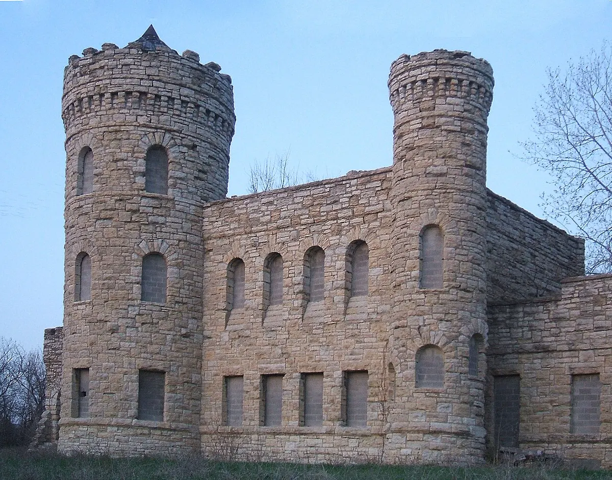The front of the 1859 Jackson County Jail in Independence, Missouri