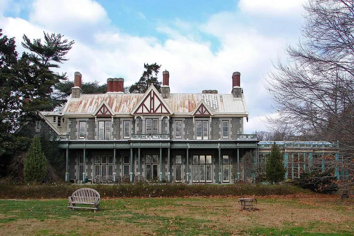 Rockwood, the Rural Gothic granite mansion near Wilmington, Delaware