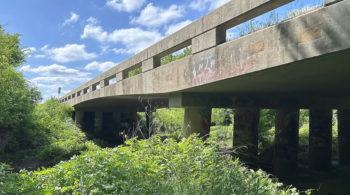 Theorosa’s Bridge, a small road bridge over Jester Creek in Sedgwick County, Kansas